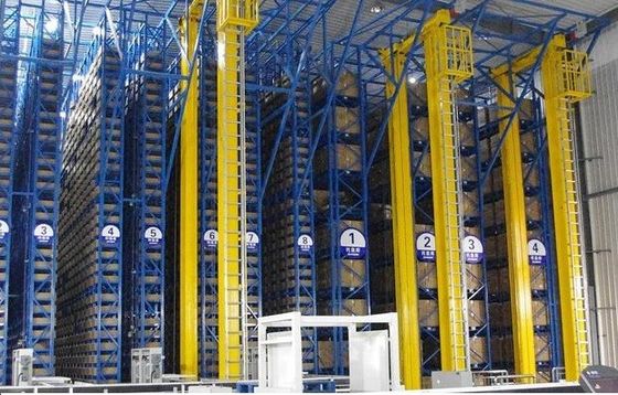 Double Column ASRS Pallet Stacker For Automatic Racking System