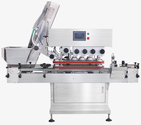 Canned Sardine Sterilization Food Packaging Machines Automatic Capping And Labelling