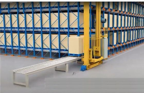 Double Column ASRS Pallet Stacker For Automatic Racking System