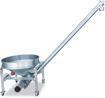 8 - 12 CBM Per Hour Powder Feeding Inclined Elevator For Packaging Or Processing Line